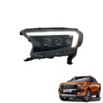 FULL LED HEADLIGHTS FORD RANGER 2015+ FACTORY STYLE PLUG & PLAY LEDEVO 2 PCS