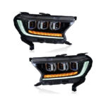 FULL LED HEADLIGHTS FORD RANGER 2016+ T7 T8 FACTORY STYLE PLUG & PLAY LEDEVO 2 PCS - Image 4