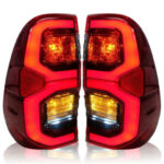 FULL LED TAIL LIGHTS TOYOTA HILUX 2020+ FACTORY STYLE PLUG & PLAY LEDEVO 2 PCS - Image 3