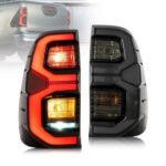 FULL LED TAIL LIGHTS TOYOTA HILUX 2020+ SMOKED FACTORY STYLE PLUG & PLAY LEDEVO 2 PCS - Image 12