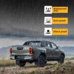 FULL LED TAIL LIGHTS TOYOTA HILUX 2020+ SMOKED FACTORY STYLE PLUG & PLAY LEDEVO 2 PCS - Image 8