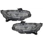 FULL LED HEADLIGHTS HONDA CIVIC MK10 (FC/FK) (2016+) DYNAMIC TURN SIGNALS LEDEVO 2 PCS - Image 8