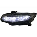 FULL LED HEADLIGHTS HONDA CIVIC MK10 (FC/FK) (2016+) DYNAMIC TURN SIGNALS LEDEVO 2 PCS - Image 5