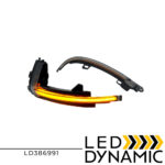 LEDEVO DYNAMIC MIRROR LED TURN LIGHTS SMOKED AUDI A3 8P A4 A5 B8.5 S5 RS5 RS4 RS3 LD386991