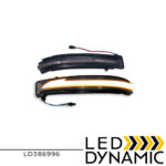 LEDEVO DYNAMIC MIRROR LED TURN LIGHTS SMOKED Nissan Qashqai j11 Xtrail Navara LD386996