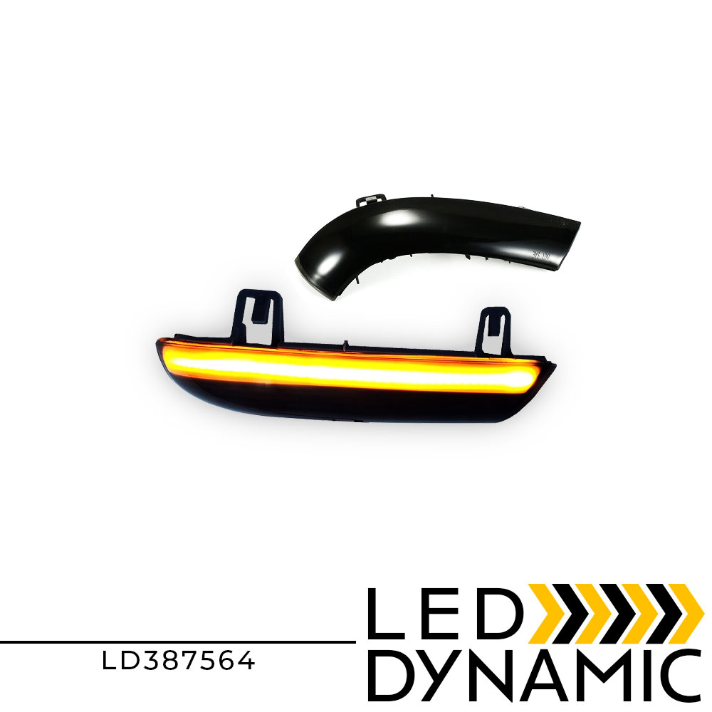 ledevo-LD387564-dynamic-led-flash-VW-Golf-Eos-Jetta-Passat-Sharan-Skoda-Superb-smoked LEDEVO DYNAMIC MIRROR LED TURN LIGHTS SMOKED VW Golf Eos Jetta Passat Sharan Skoda Superb LD387564 - Image 1