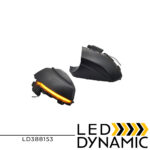 LEDEVO DYNAMIC MIRROR LED TURN LIGHTS SMOKED VW POLO 6R 2009-2017 LD388153