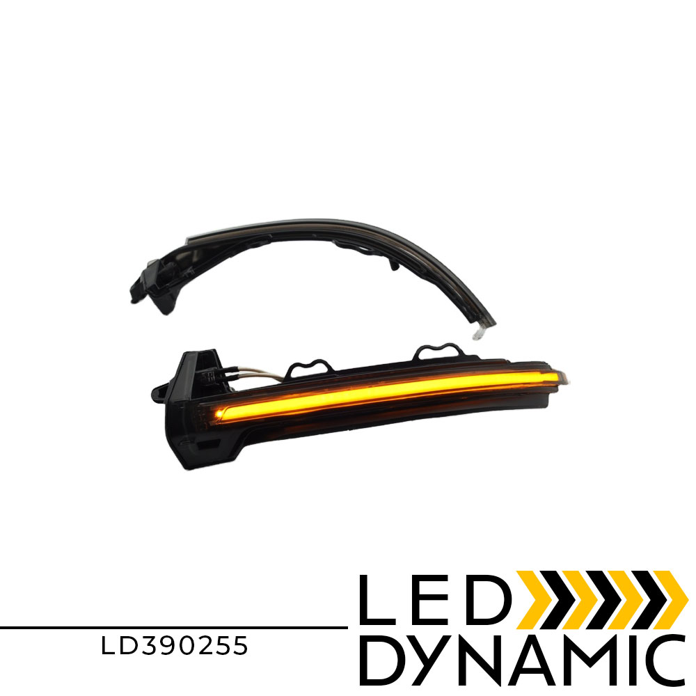 ledevo-LD390255-dynamic-led-flash-AUDI-A4-S4-A5-S4-B9-smoked LEDEVO DYNAMIC MIRROR LED TURN LIGHTS SMOKED AUDI A4 S4 RS4 B9 A5 S5 RS5 LD390255 - Image 1