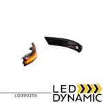 LEDEVO DYNAMIC MIRROR LED TURN LIGHTS SMOKED FORD FOCUS MONDEO FUSION LD390256 - Image 2