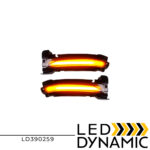 LEDEVO DYNAMIC MIRROR LED TURN LIGHTS SMOKED FORD FOCUS 2019 LD390259