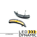 LEDEVO DYNAMIC MIRROR LED TURN LIGHTS SMOKED FORD FIESTA B-MAX LD390261