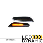 LEDEVO DYNAMIC LED TURN SIDE LIGHTS SMOKED BMW E46 E60 E61 E90 E91 E81 E87 E82 E88 E83 E84 E92 E93 X3 X1 LD390263
