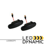 LEDEVO DYNAMIC LED TURN SIDE LIGHTS SMOKED FIAT ABARTH PEUGEOT CITROEN LANCIA LD390271 - Image 2