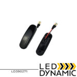 LEDEVO DYNAMIC LED TURN SIDE LIGHTS SMOKED FIAT ABARTH PEUGEOT CITROEN LANCIA LD390271 - Image 3
