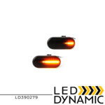LEDEVO DYNAMIC LED TURN SIDE LIGHTS SMOKED VW FORD SEAT LD390279