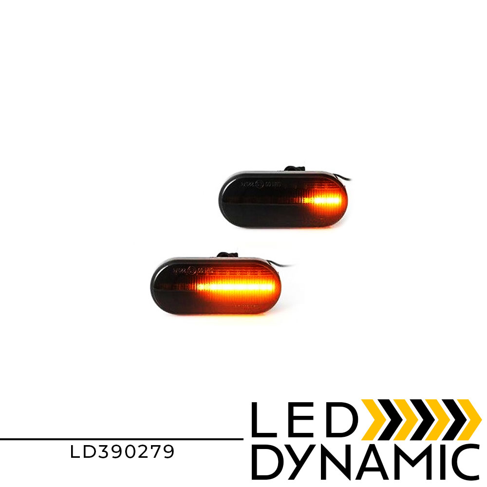 ledevo-LD390279-dynamic-led-flash-vw-seat-ford-skoda-smoked LEDEVO DYNAMIC LED TURN SIDE LIGHTS SMOKED VW FORD SEAT LD390279 - Image 1