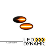LEDEVO DYNAMIC LED TURN SIDE LIGHTS SMOKED SUZUKI GRAND VITARA SWIFT SX4 JIMNY OPEL AGILA FIAT SEDICI LD390280