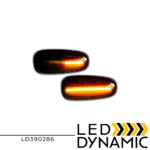 LEDEVO DYNAMIC LED TURN SIDE LIGHTS SMOKED OPEL ZAFIRA A ASTRA G LD390286