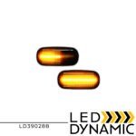 LEDEVO DYNAMIC LED TURN SIDE LIGHTS SMOKED AUDI A3 S3 8L A8 D2 TT 8N LD390288