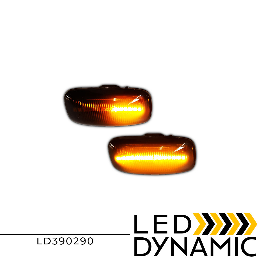 dynamic led flash nissan pulsar almera Maxima Cefiro LEDEVO DYNAMIC LED TURN SIDE LIGHTS SMOKED NISSAN Maxima Almera Pulsar N15 Cefiro A32 LD390290 - Image 1