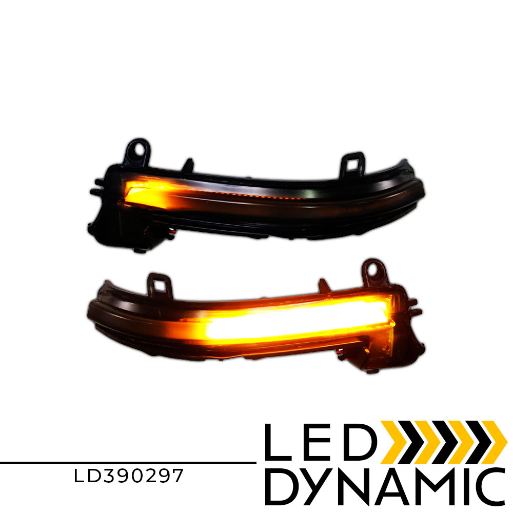 dynamid led flash BMW X1 F48 16-19 1 2 Series F52 F45 F46 X2 F39 Z4 G29 LEDEVO DYNAMIC MIRROR LED TURN LIGHTS SMOKED BMW X1 F48 1 2 Series F52 F45 F46 X2 F39 Z4 G29 LD390297 - Image 1