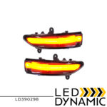 LEDEVO DYNAMIC MIRROR LED TURN LIGHTS SMOKED SUBARU Impreza Forester Tribeca Outback Legacy LD390298