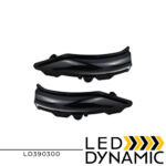 LEDEVO DYNAMIC MIRROR LED TURN LIGHTS SMOKED FORD FIESTA MK8 LD390300 - Image 2