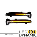 LEDEVO DYNAMIC MIRROR LED TURN LIGHTS SMOKED BMW Series 5 6 7 G30 G31 G38 G32 G11 G12 LD390301