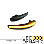 LEDEVO DYNAMIC MIRROR LED TURN LIGHTS SMOKED MERCEDES BENZ W205 W222 W217 W213 LHD C E S Class LD390303