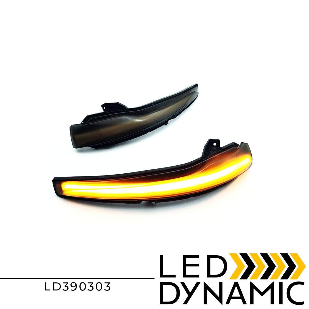 dynamic led flash Mercedes Benz W205 W222 W217 W213 LHD C E S Class LEDEVO DYNAMIC MIRROR LED TURN LIGHTS SMOKED MERCEDES BENZ W205 W222 W217 W213 LHD C E S Class LD390303 - Image 1