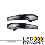 LEDEVO DYNAMIC MIRROR LED TURN LIGHTS SMOKED MERCEDES BENZ W205 W222 W217 W213 LHD C E S Class LD390303 - Image 2