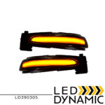 LEDEVO DYNAMIC MIRROR LED TURN LIGHTS SMOKED PEUGEOT 508 CITROEN DS5 C4 LD390305 - Image 2