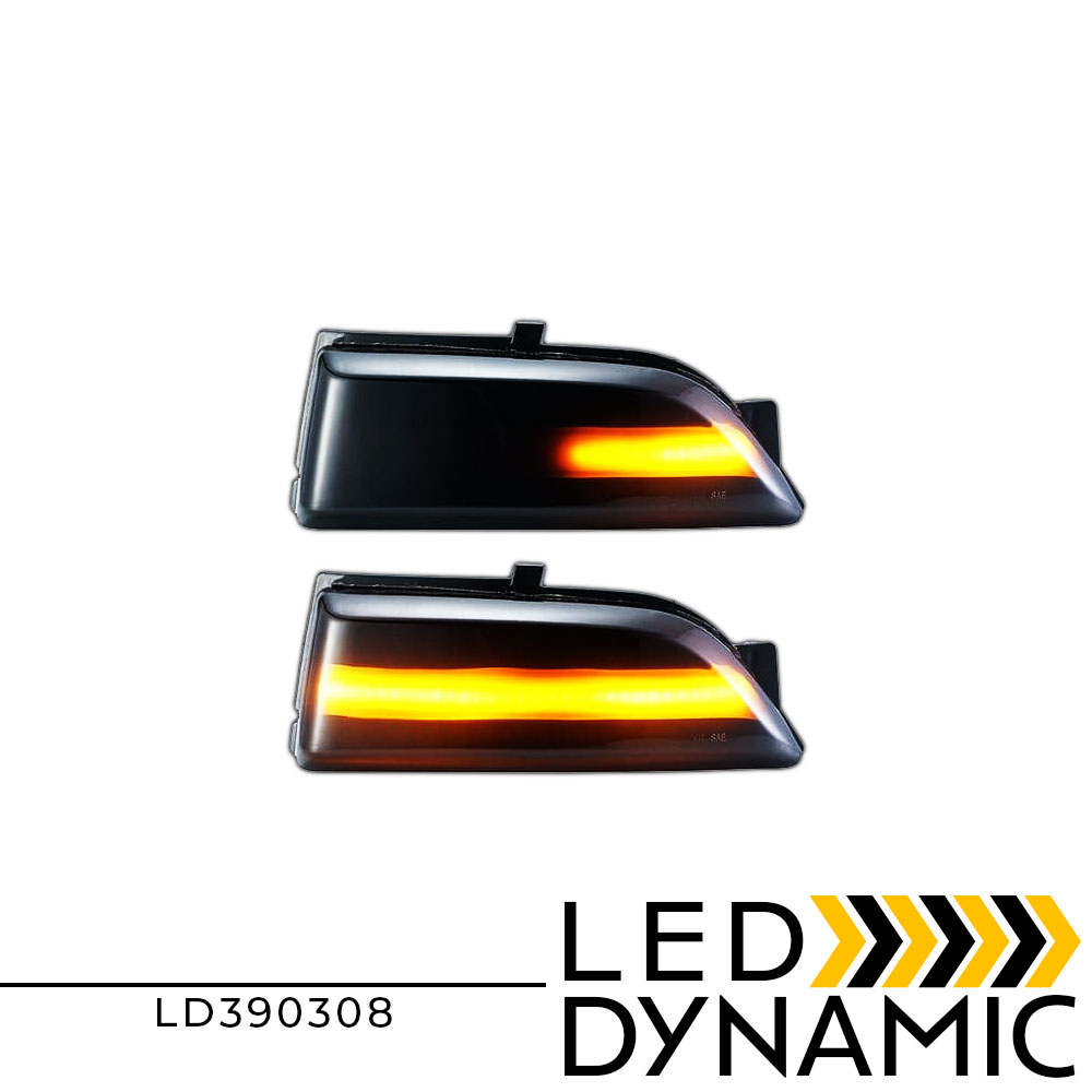 ledevo-ld390308-dynamic-led-flash-ford-ranger-raptor LEDEVO DYNAMIC MIRROR LED TURN LIGHTS SMOKED FORD RANGER T6 2012-2019 RAPTOR WILDTRAK LD390308 - Image 1