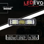 LED LIGHT BAR 180WATT 9-36VOLT LEDEVO LD21WL114 - Image 2