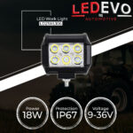 LED LIGHT BAR 18WATT 9-36VOLT LEDEVO LD21WL106 - Image 2