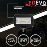 LED LIGHT BAR 72WATT 9-36VOLT LEDEVO LD21WL109 - Image 2