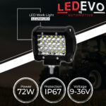 LED LIGHT BAR 72WATT 9-36VOLT LEDEVO LD21WL110 - Image 2