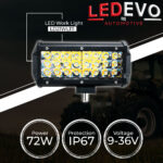 LED LIGHT BAR 72WATT 9-36VOLT LEDEVO LD21WL111 - Image 2