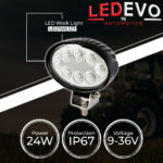 LED WORK LIGHT 24WATT 9-36VOLT LEDEVO LD21WL123 - Image 2
