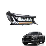 FULL LED HEADLIGHTS TOYOTA HILUX 2015+ FACTORY STYLE PLUG & PLAY LEDEVO 2 PCS