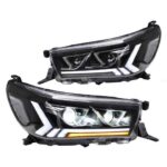 FULL LED HEADLIGHTS TOYOTA HILUX 2015+ FACTORY STYLE PLUG & PLAY LEDEVO 2 PCS - Image 5