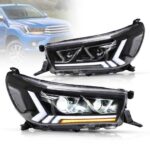 FULL LED HEADLIGHTS TOYOTA HILUX 2015+ FACTORY STYLE PLUG & PLAY LEDEVO 2 PCS - Image 6